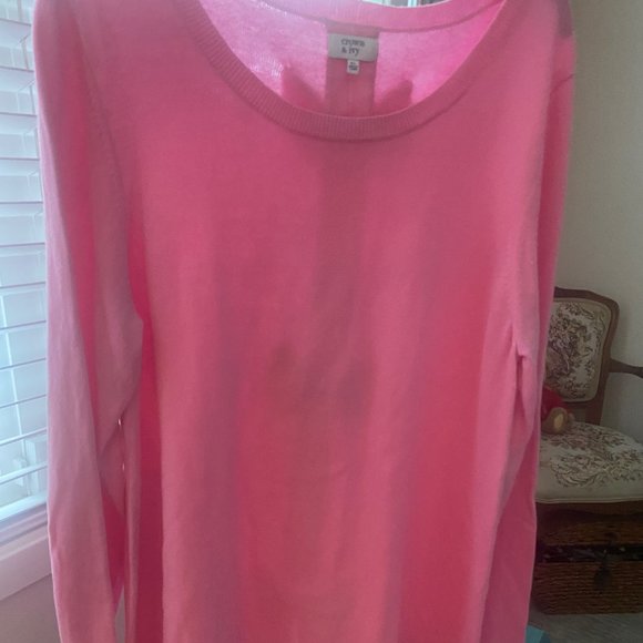 Crown and Ivy Pink Sweater - Picture 3 of 7